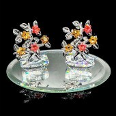 3PC SWAROVSKI CRYSTAL FIGURINE