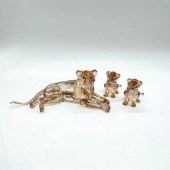 3PC SWAROVSKI CRYSTAL FIGURINE