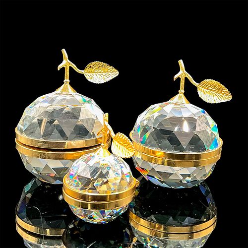 3PC SWAROVSKI CRYSTAL PHOTO FRAMES,