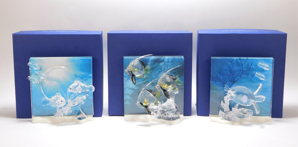 3PC SWAROVSKI WONDERS OF THE SEA