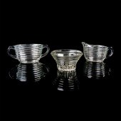 3PC TEA SERVING TRIO, ANCHOR H