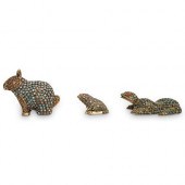 (3PC) TIBETAN FILIGREE ANIMALS