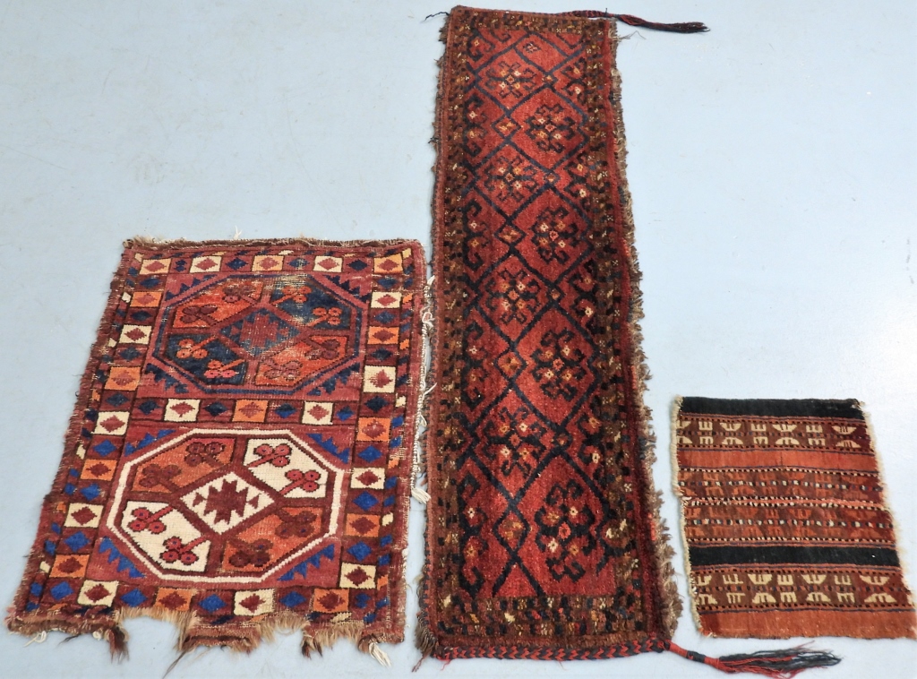 3PC TURKMEN BAG FACE RUGS Middle