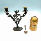 3PC UNIQUE VINTAGE JUDAICA MET