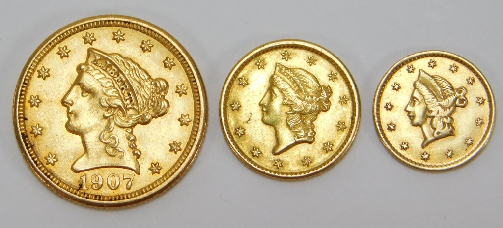 3PC UNITED STATES GOLD COIN GROUP