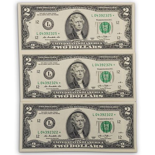 (3PC) U.S. $2 FEDERAL RESERVE