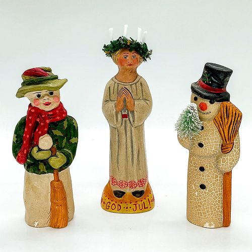 3PC VAILLANCOURT FOLK ART,