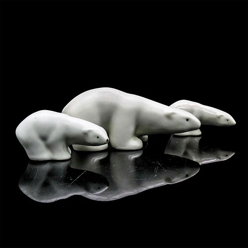 3PC VINTAGE ARABIA FIGURINES, POLAR