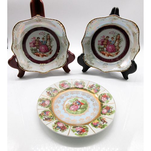 3PC VINTAGE JAPANESE VICTORIAN