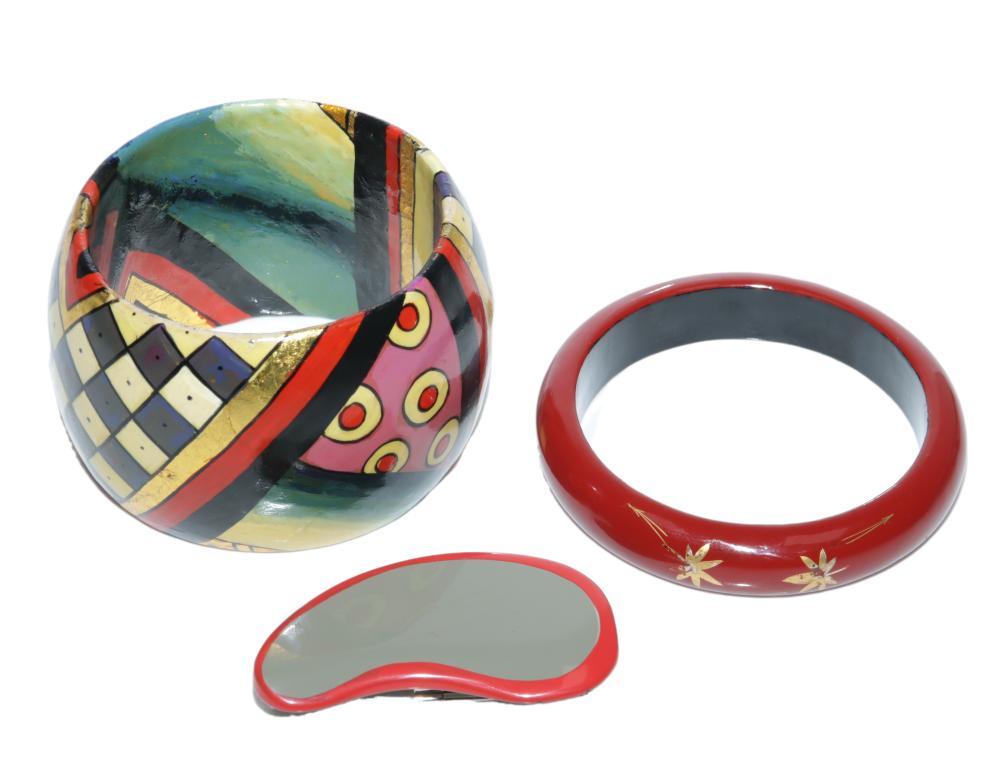 3PC VINTAGE MODERN JEWELRY GROUP: 2
