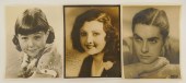 3pc Vintage Movie Star Signed