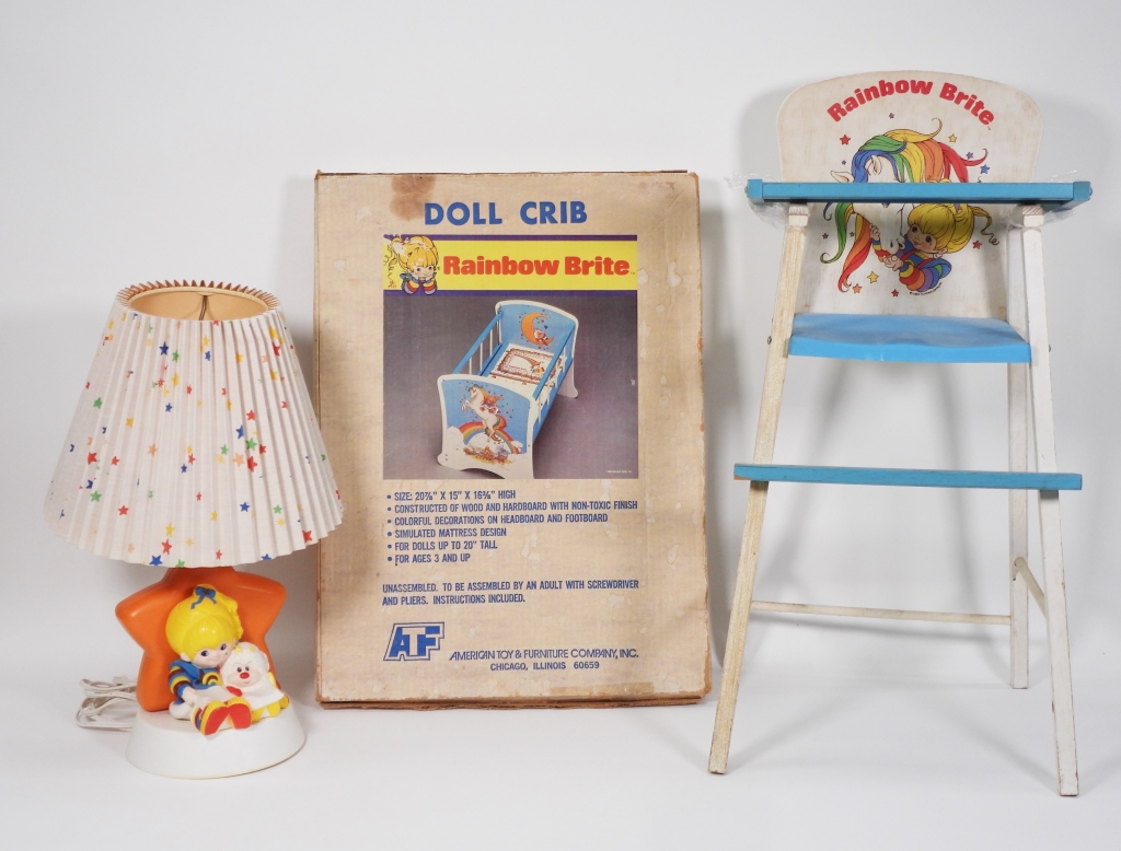 3PC VINTAGE RAINBOW BRITE HIGH