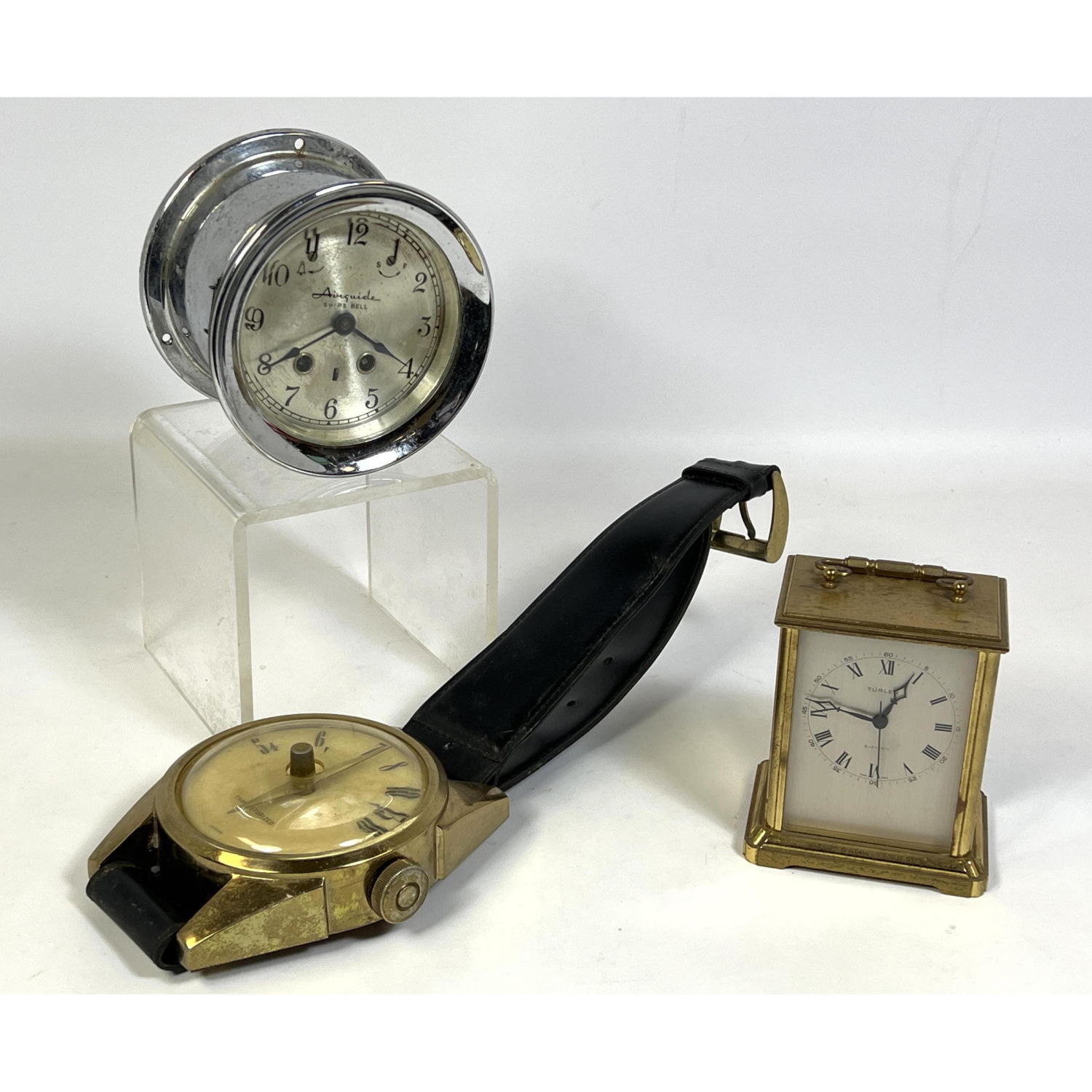 3pc Vintage Timepieces. Clocks.