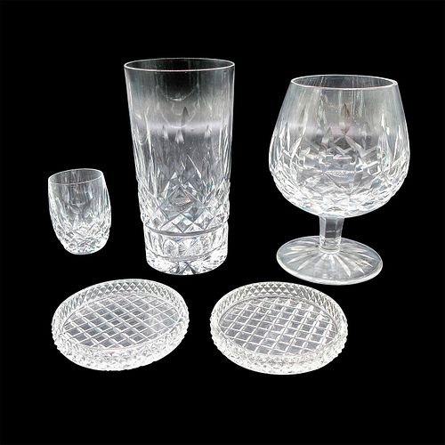 3PC WATERFORD CRYSTAL DRINKWARE +