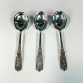 3PC WESTMORLAND SUGAR SPOONS,