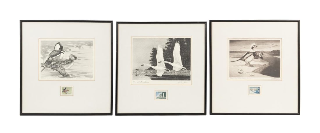 3PCS 1966-68 FEDERAL DUCK STAMP