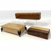 3pcs Artisan Woodworker Boxes.