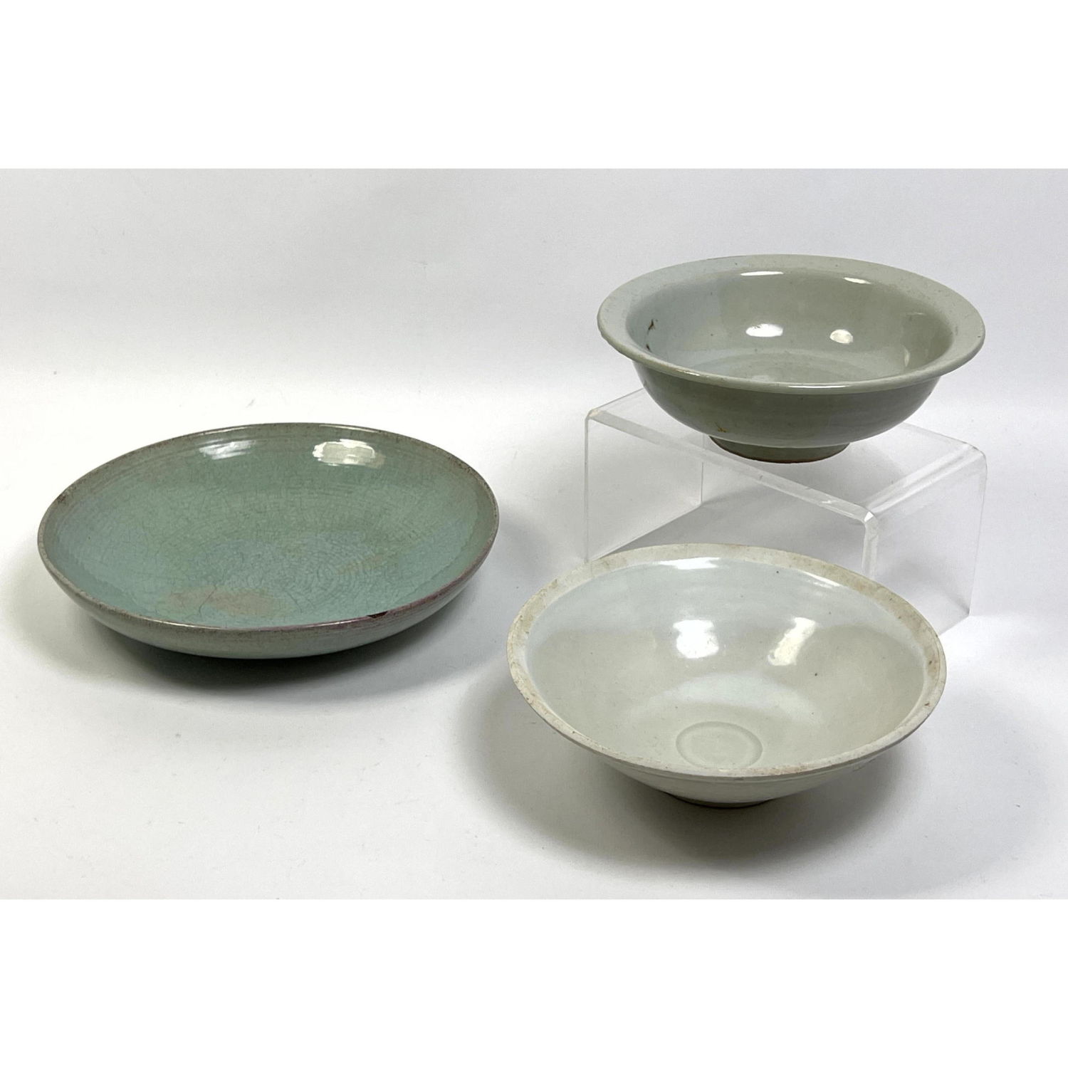 3pcs Chinese Bowls. Eorope, Ming,