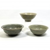 3pcs Chinese Bowls. Kang Hsi.