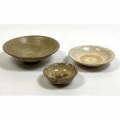 3pcs Chinese Bowls, Sung, H 1
