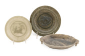 3PCS CHINESE HARDSTONE PLATES