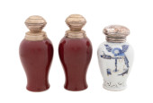 3PCS CHINESE LIDDED SHAKERS, H