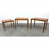 3pcs Danish Modern Denmark Tea
