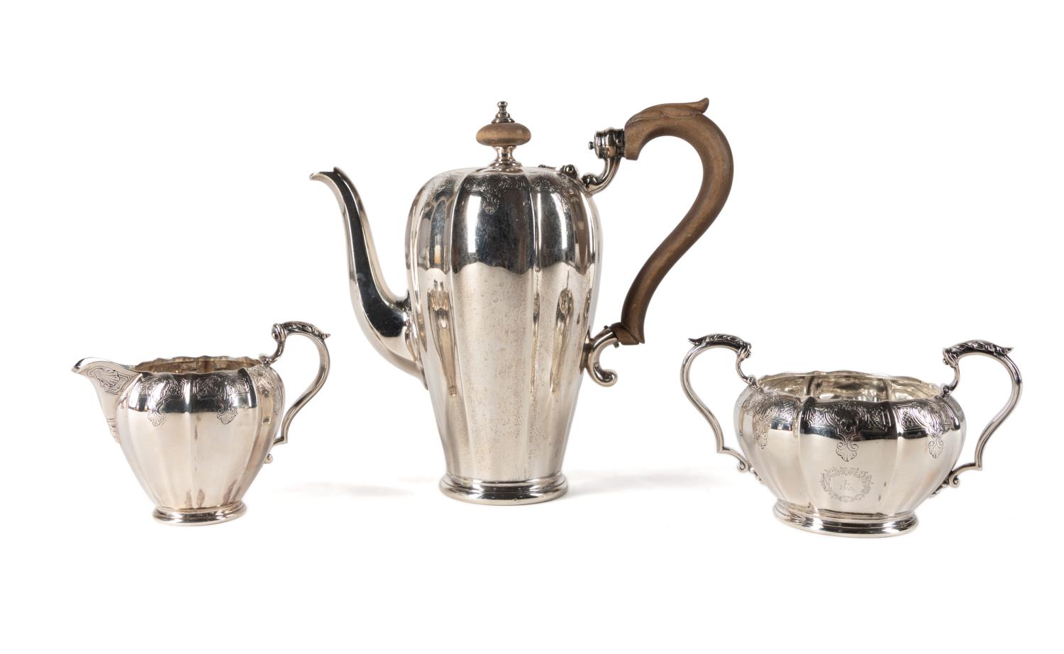 3PCS GEORGE V STERLING INDIVIDUAL