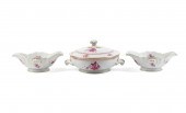3PCS HEREND 'CHINESE BOUQUET'