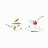 3PCS HEREND FRUITS & FLOWERS P
