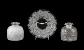 3PCS LALIQUE TWO LIDDED PERFUM