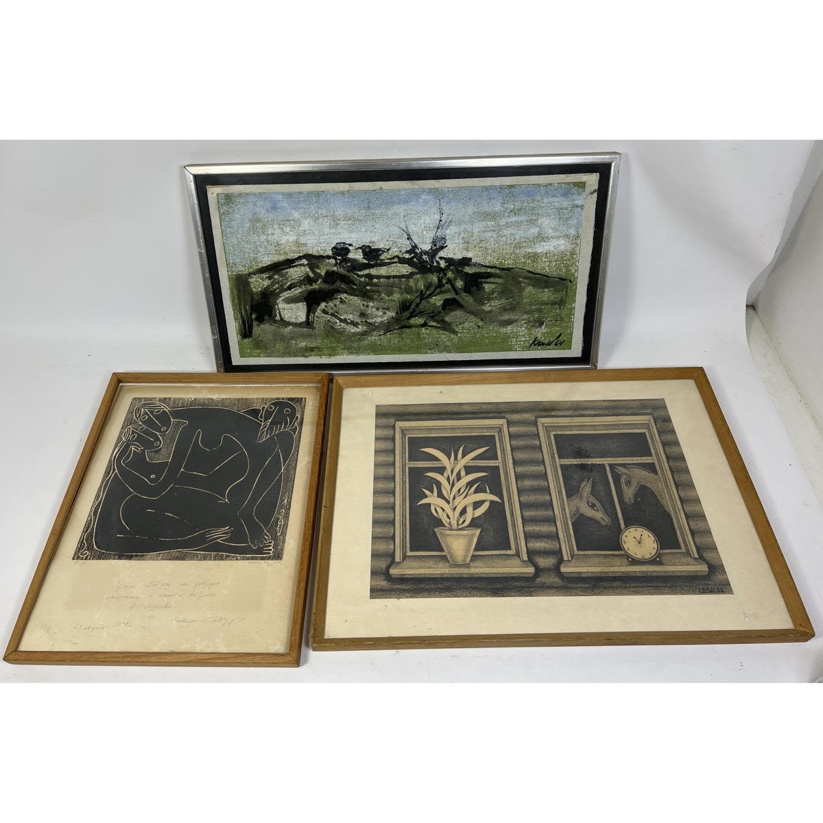 3pcs Mid Century Modern Prints