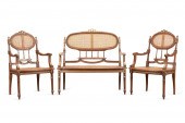 3PCS NEOCLASSICAL STYLE CANED