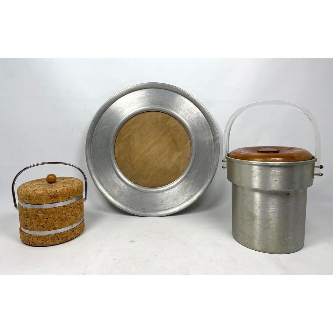 3pcs. Russel Wright Aluminum and