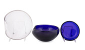 3PCS THUMB PRINT BOWLS, 2 BY E
