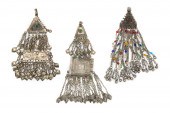 3PCS TURKMEN SILVERED METAL AN