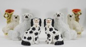 3PR STAFFORDSHIRE PORCELAIN DO