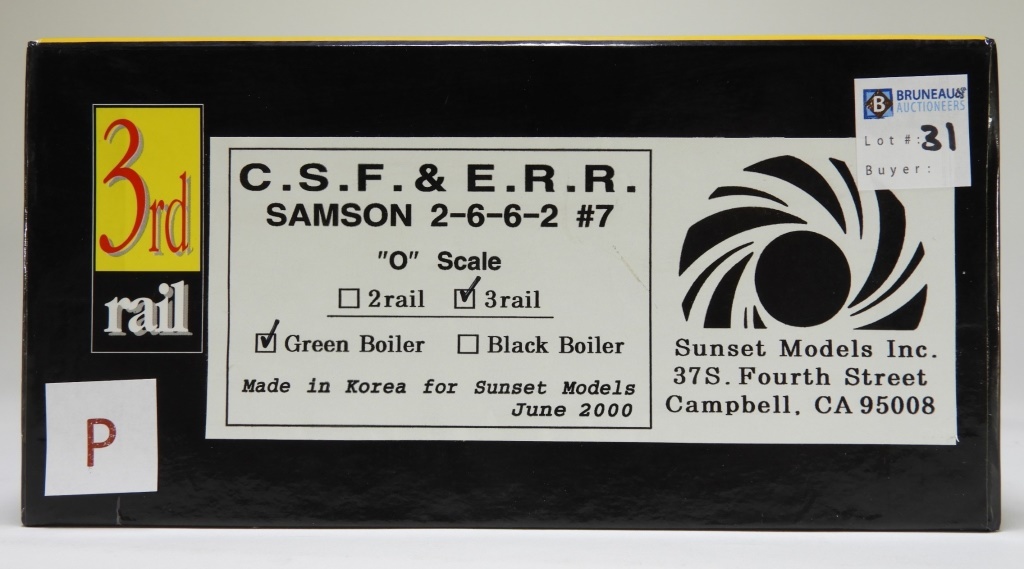 3RD RAIL C.S.F. & E.R.R. SAMSON