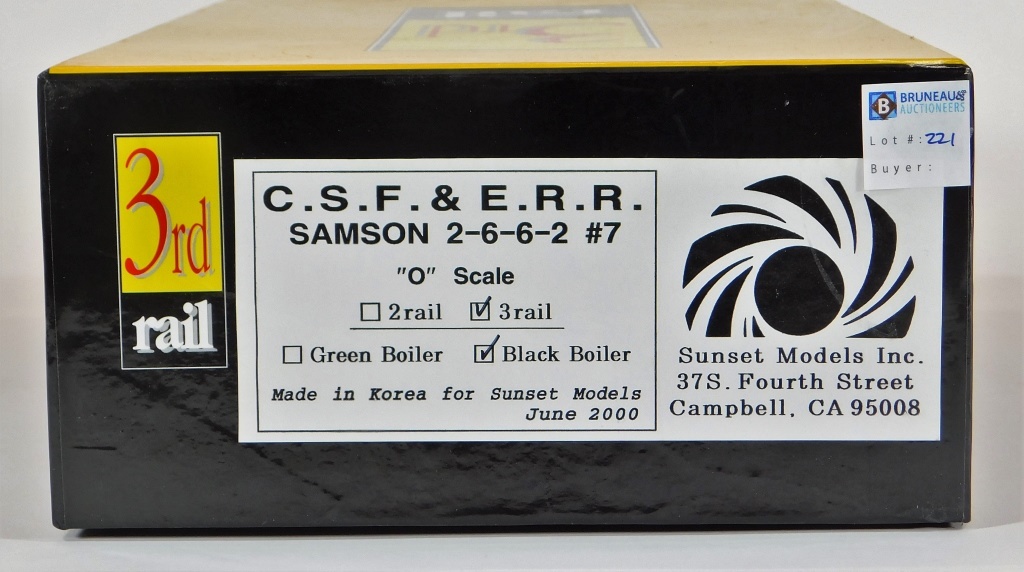 3RD RAIL C.S.F. & E.R.R. SAMSON O