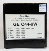 3RD RAIL G2 C44-9W #605 O GAUG