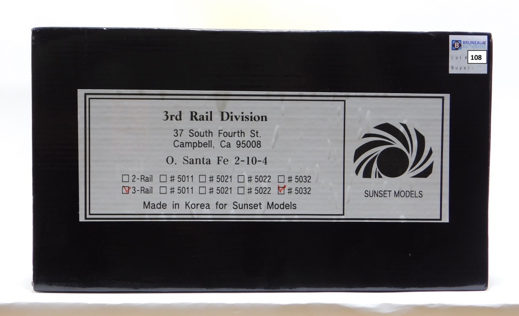 3RD RAIL O SANTA FE 2-10-4 #5032