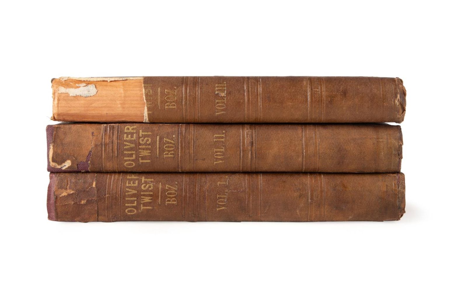 3VOL C DICKENS, OLIVER TWIST,