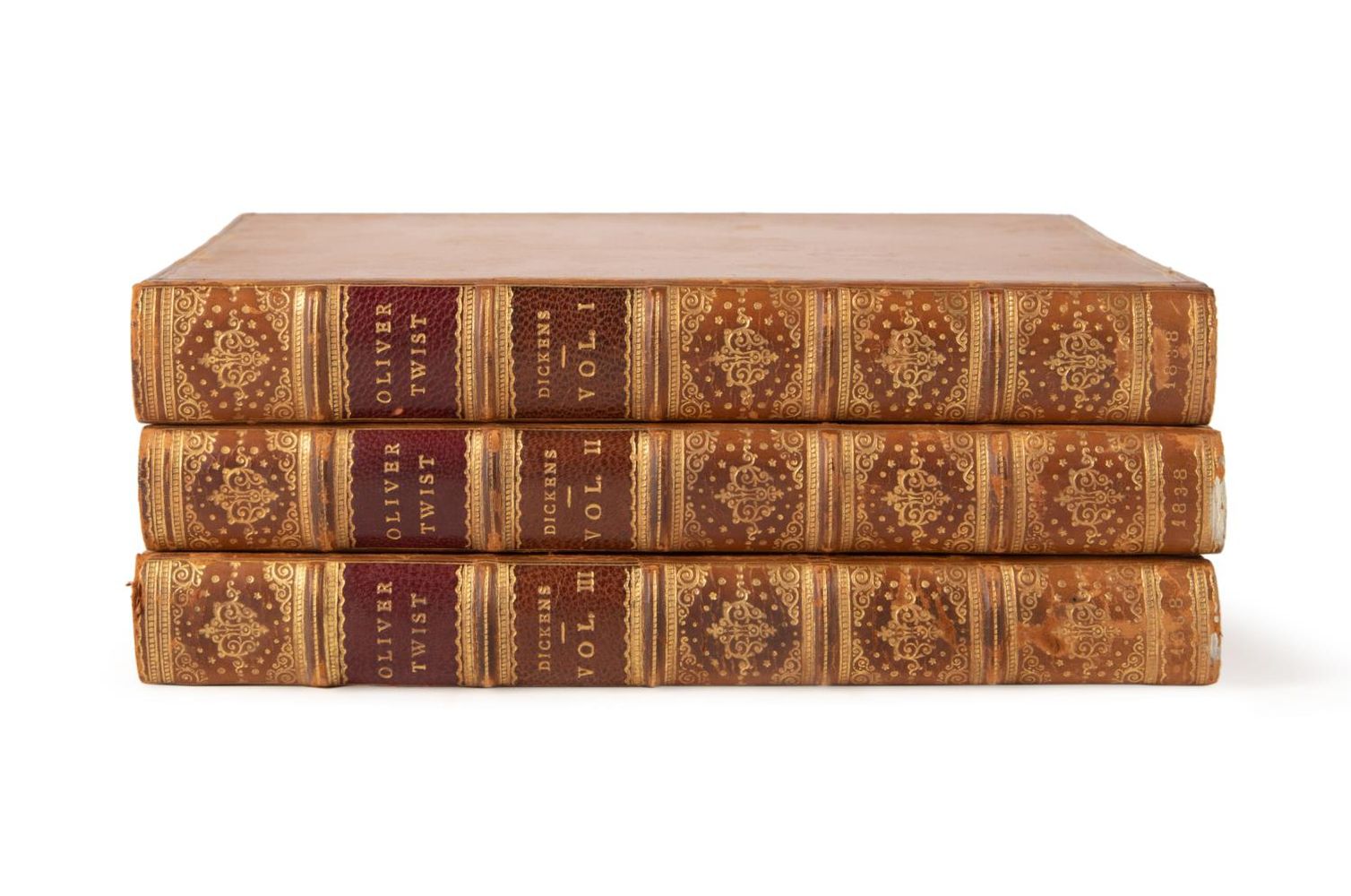 3VOL C DICKENS OLIVER TWIST, 1ST