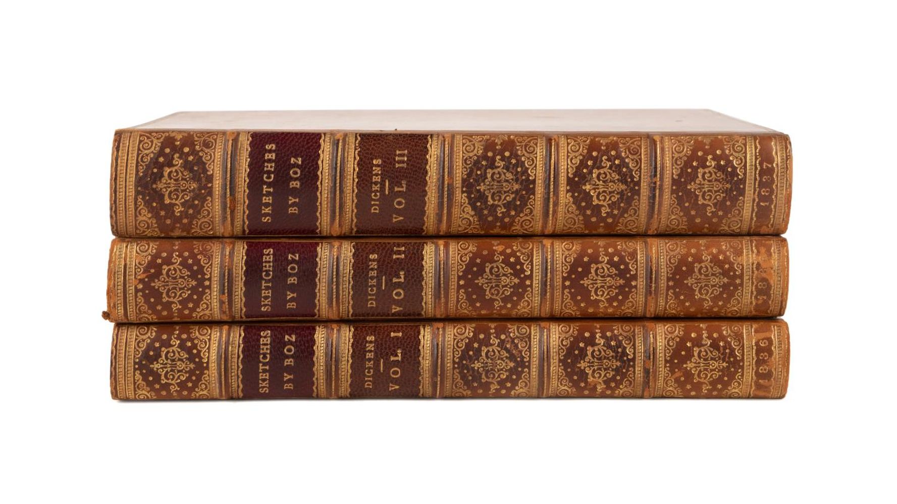 3VOL CHARLES DICKENS, SKETCHES BY