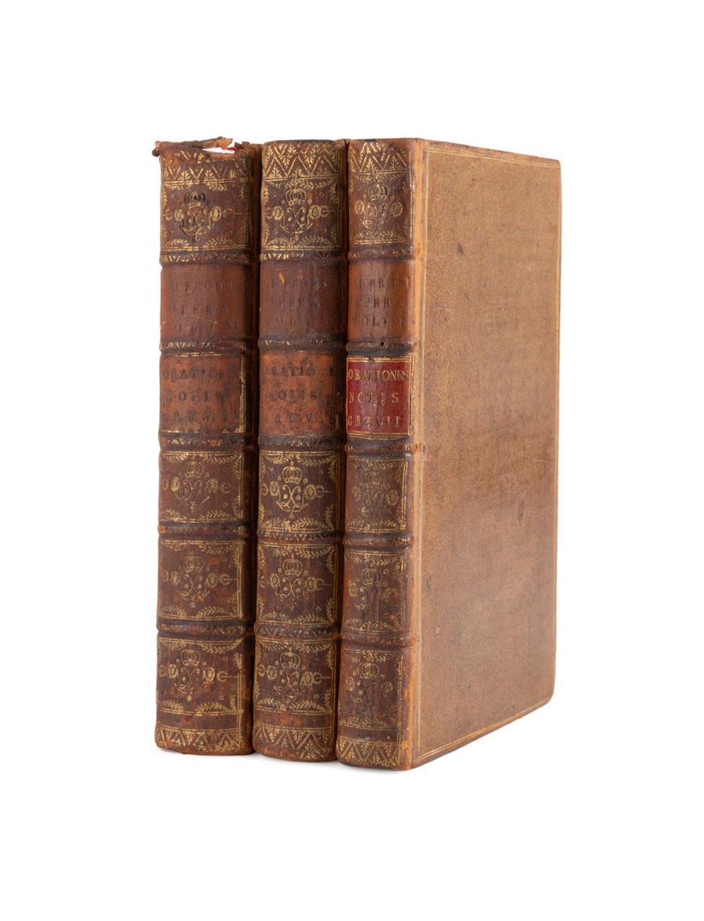 3VOL CICERO, ORATIONUM, PRINTED