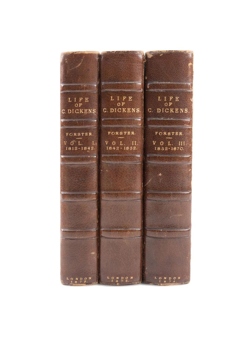 3VOL JOHN FORSTER LIFE OF CHARLES