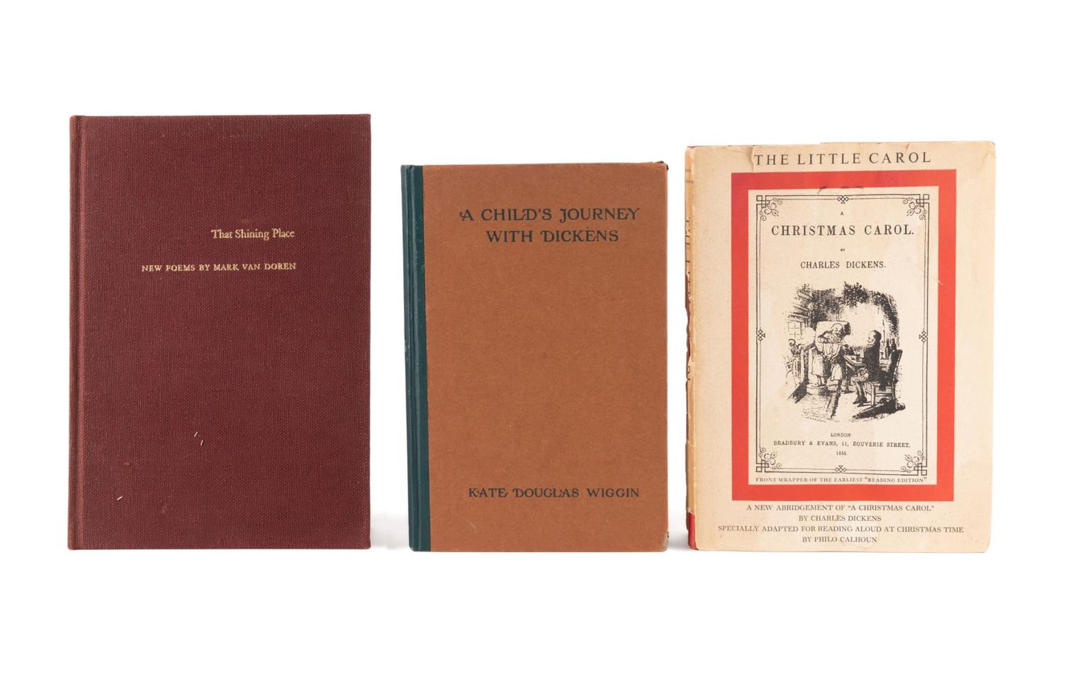 3VOL LOT OF THREE SIGNED BOOKS BY