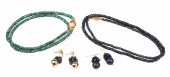 (4) 14K Sapphire and Emerald N