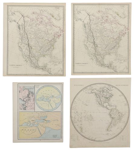 (4) 1843 NORTH AMERICA, WESTERN