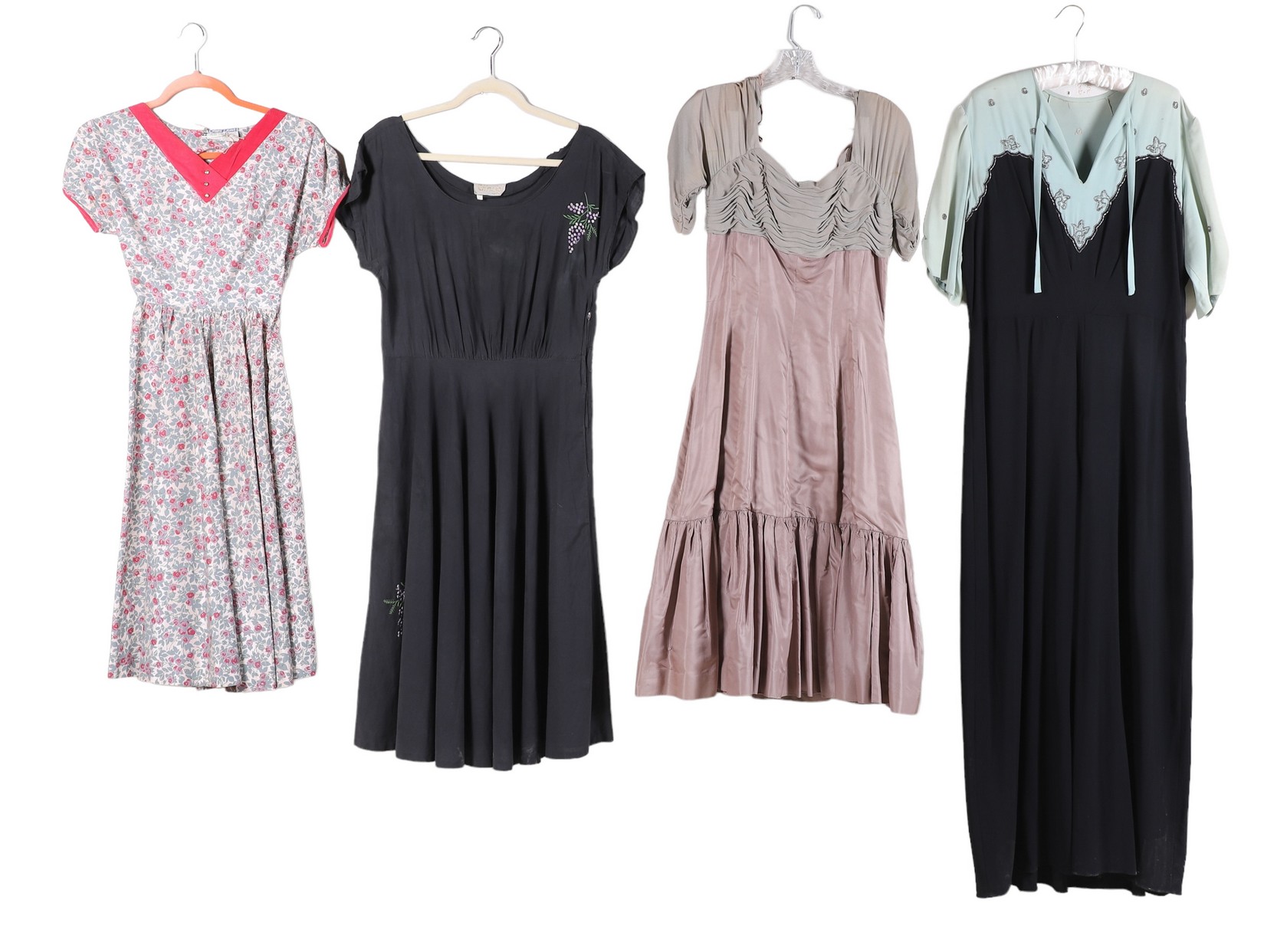(4) 1940's dresses to include